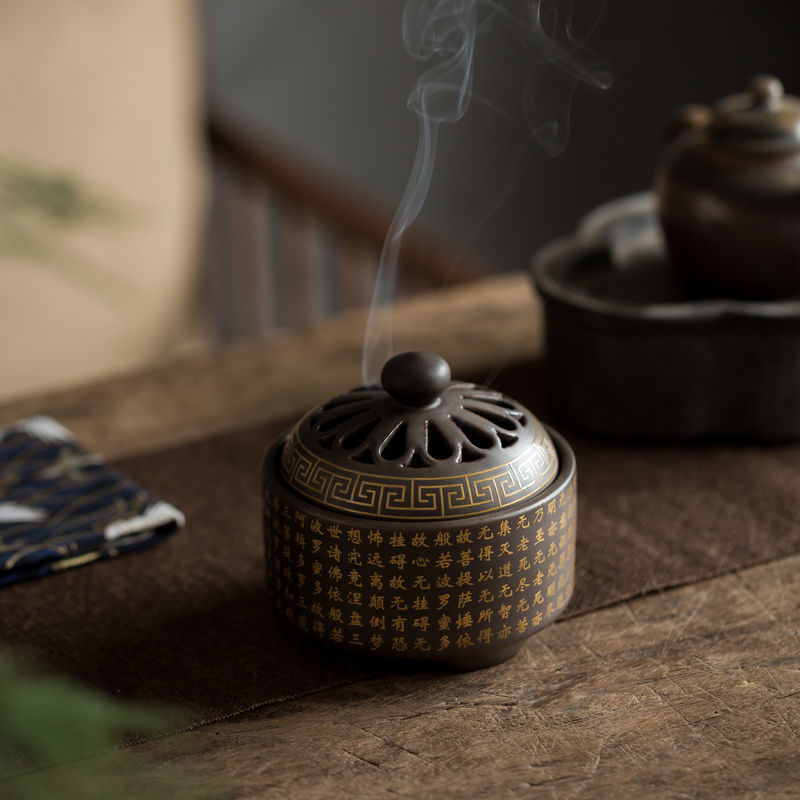 Cloisonne dish incense burner