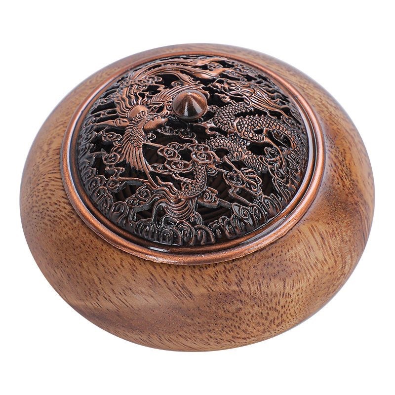 Walnut incense burner