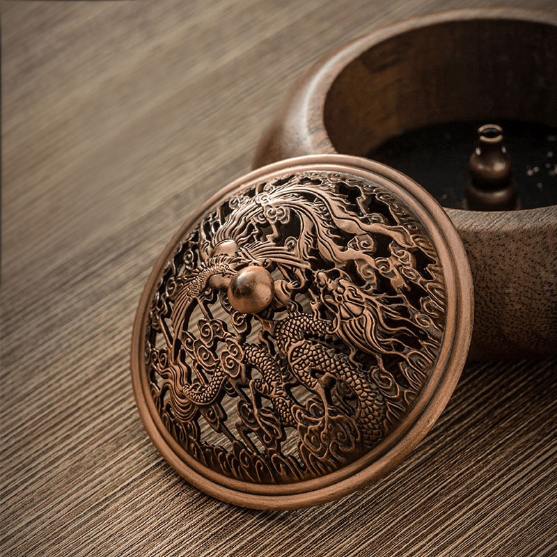 Walnut incense burner