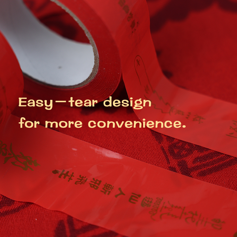 Wufu Blessing Tape – Taoist Auspicious Red Tape for Wealth, Peace & Fortune