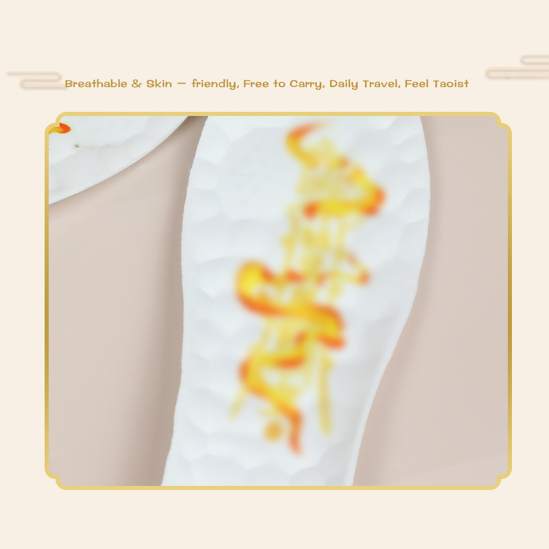 Wufu Auspicious Insoles – Taoist Blessing Comfort Insoles for Good Fortune & Smooth Steps