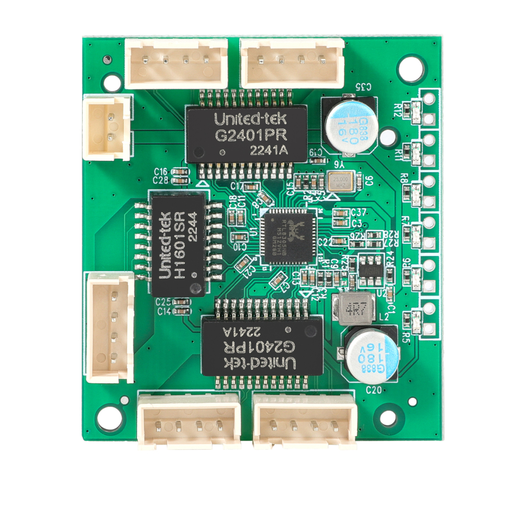Industrial-grade 5-port switch module