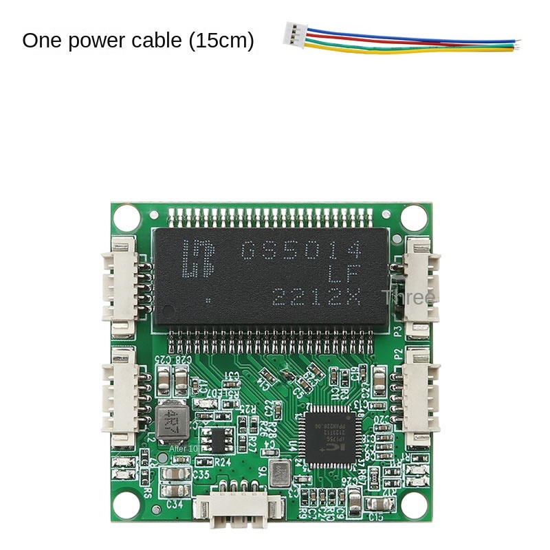 Industrial-Grade 4-Port 100Mbps Switch Module