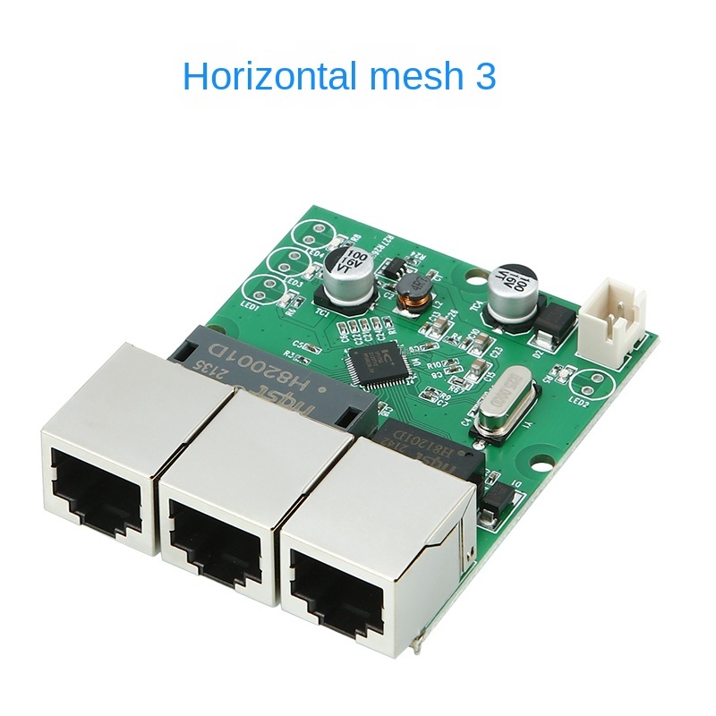 Military-grade 3-port 100Mbps switch module