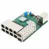 12-port gigabit PoE fiber optic switch module