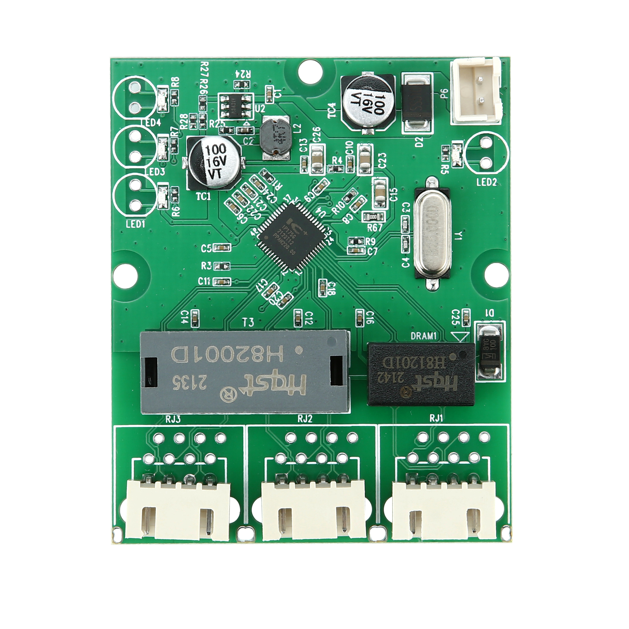 3-port 100Mbps switch module