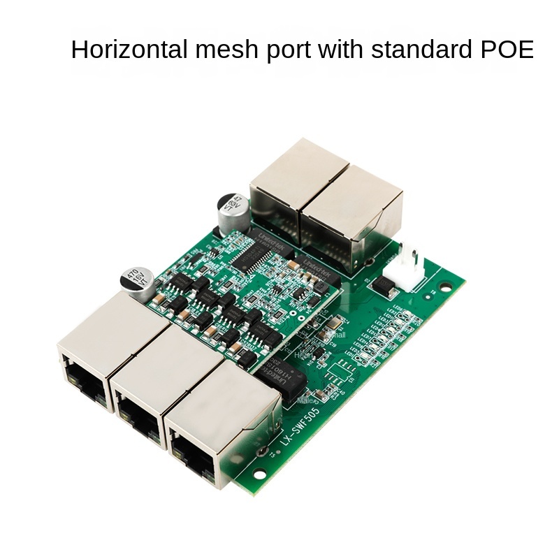Domestic standard POE switch module