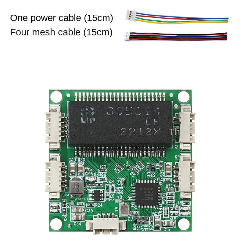 Industrial-Grade 4-Port 100Mbps Switch Module
