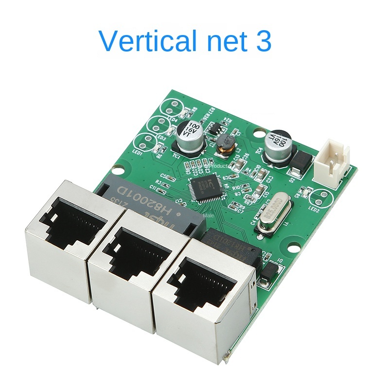 Military-grade 3-port 100Mbps switch module
