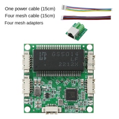 Horizontal socket version with a complete set of cables + adapter