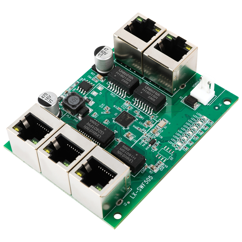 5-port 100Mbps switch module
