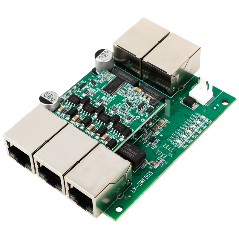Domestic standard POE switch module