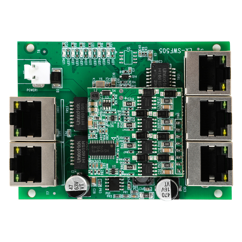 5-port 100Mbps switch module
