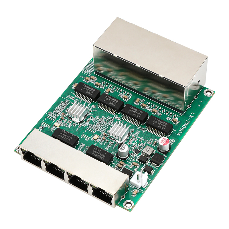 12-port 100Mbps switch module