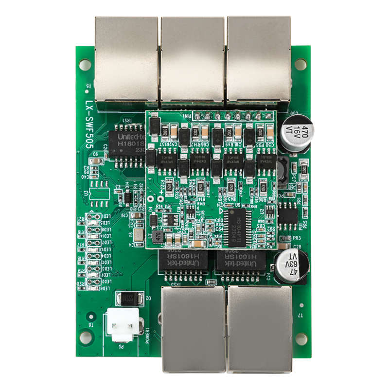 Domestic standard POE switch module