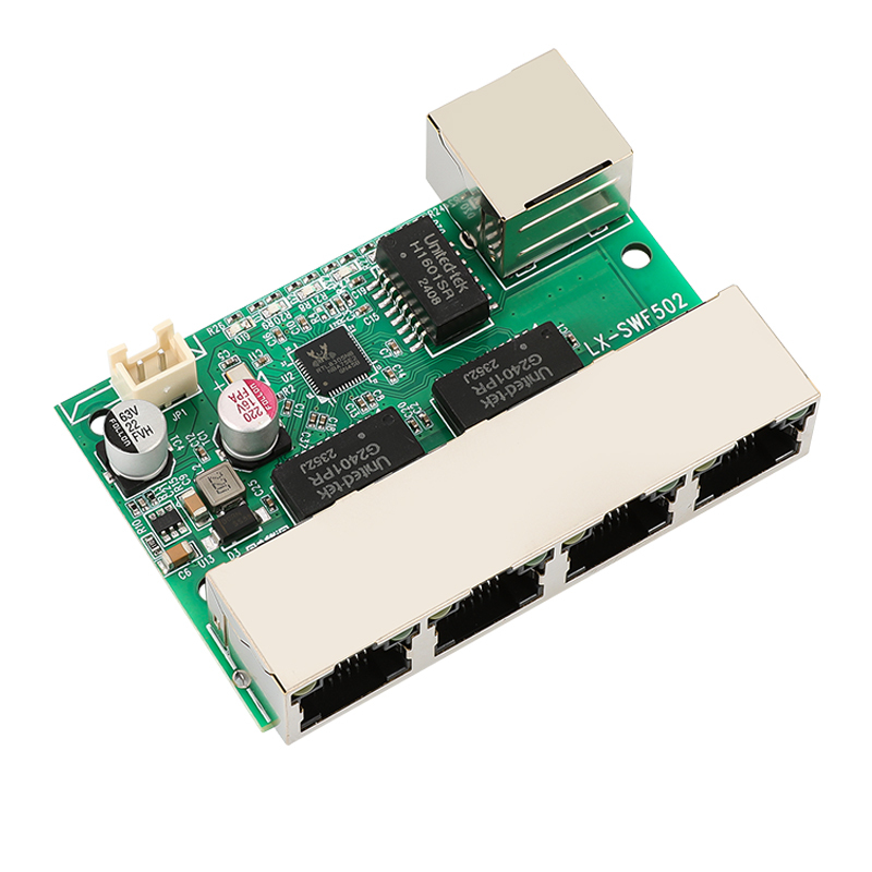 Industrial-Grade 5-Port Gigabit Switch Module