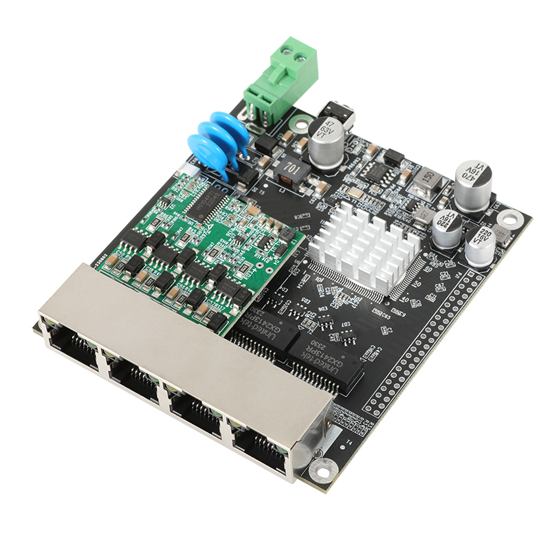 Industrial-grade managed switch module | Intelligent PoE power supply