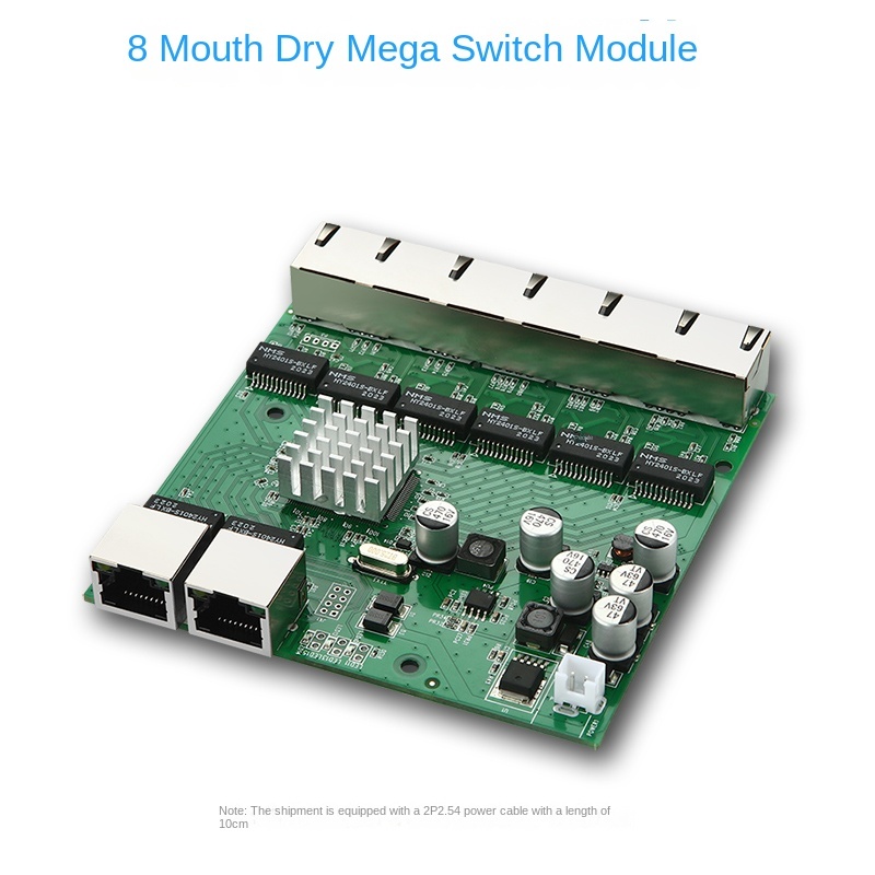 Industrial-grade 8-port Gigabit Switch Module