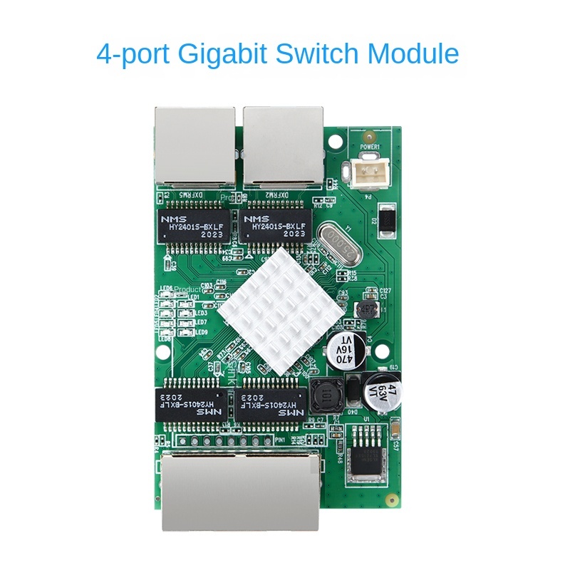 4-port Gigabit PoE Switch Module