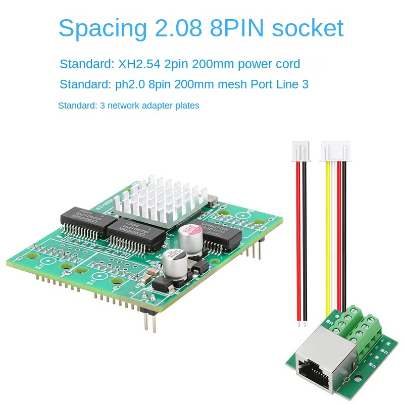 3-port Gigabit POE Intermediate Switch Module