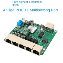 4 Gigabit POE + 1 Electrical Combo Port