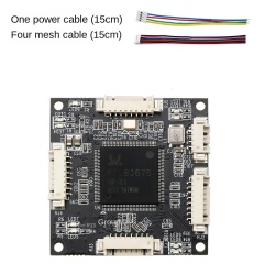 With power cord + network port cables