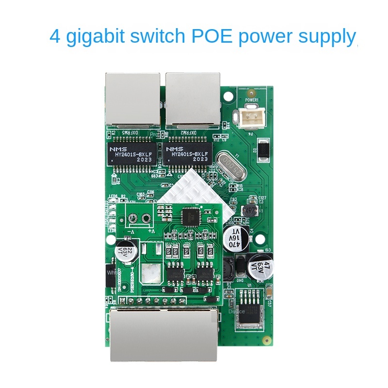 4-port Gigabit PoE Switch Module