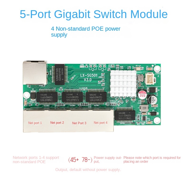 5-Port Gigabit Switch Module