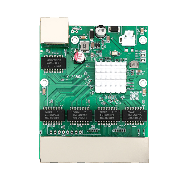 5-port Gigabit PoE Switch Module