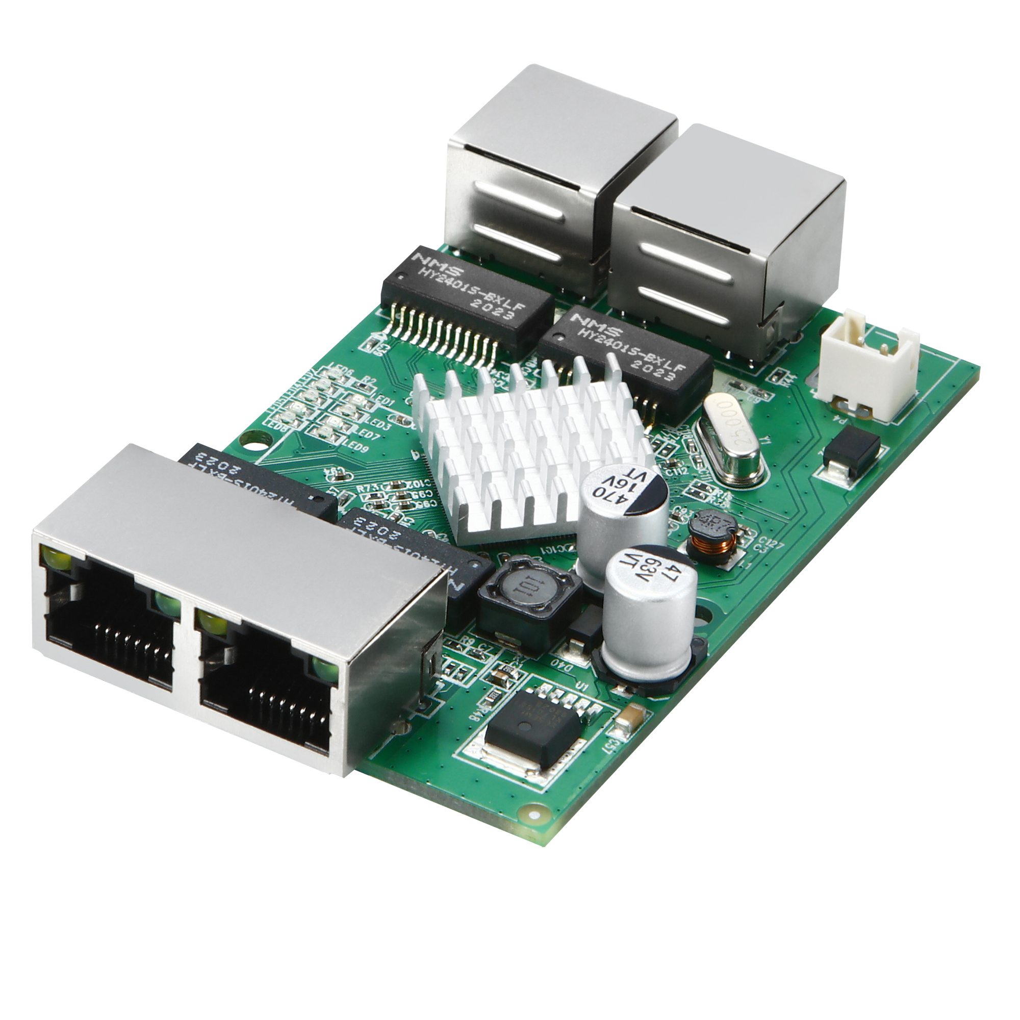 4-port Gigabit PoE Switch Module