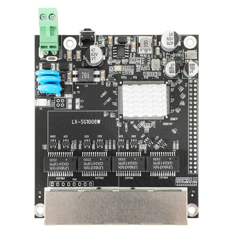 Industrial-grade managed switch module | Intelligent PoE power supply