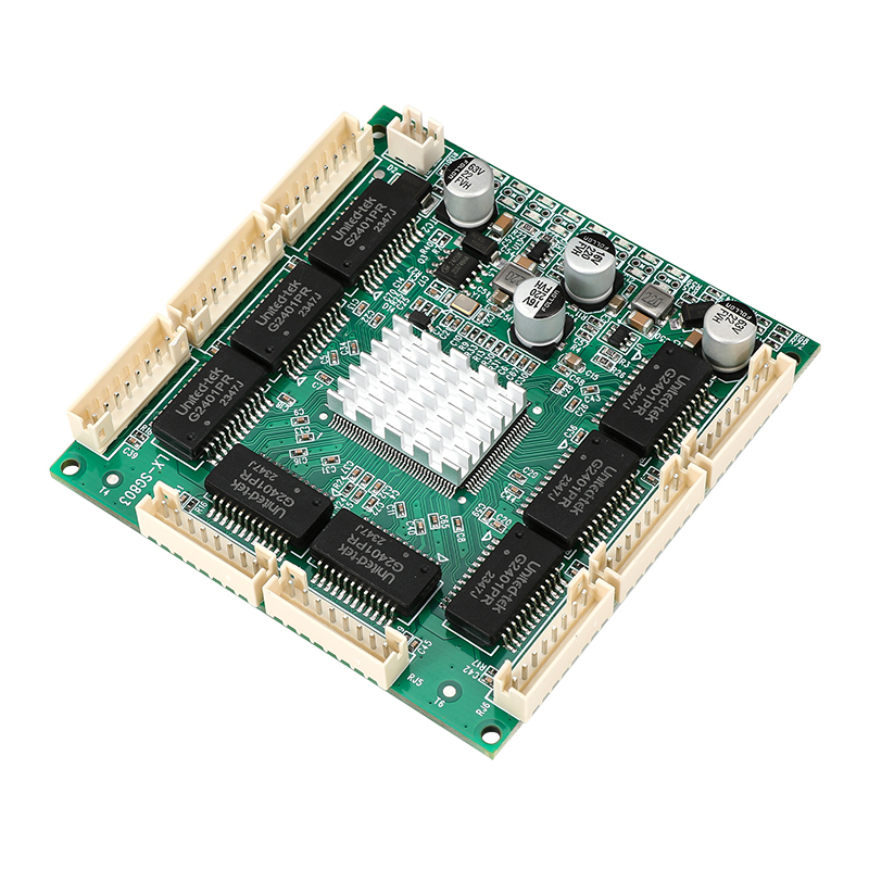 Industrial-grade 8-port Gigabit Switch Module