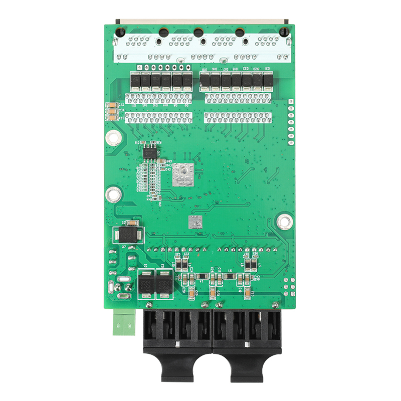Industrial grade gigabit dual light four electric module