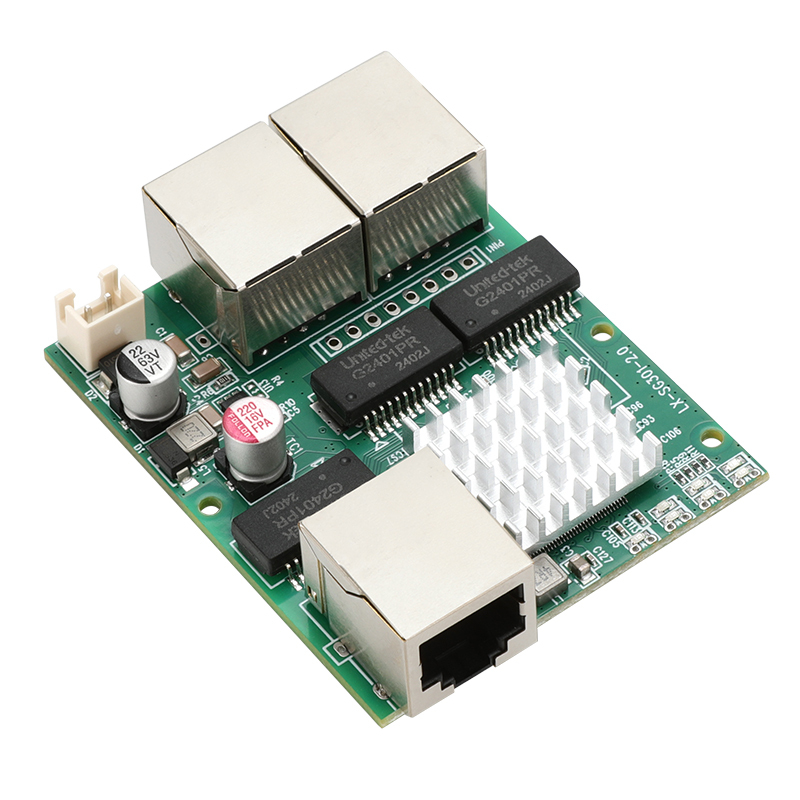 3-port Gigabit POE Intermediate Switch Module