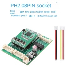 Socket network port with POE power supply + cable set