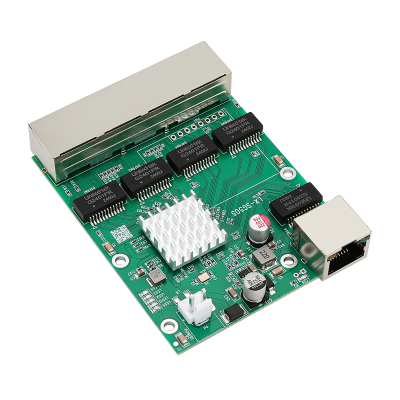 5-port Gigabit PoE Switch Module