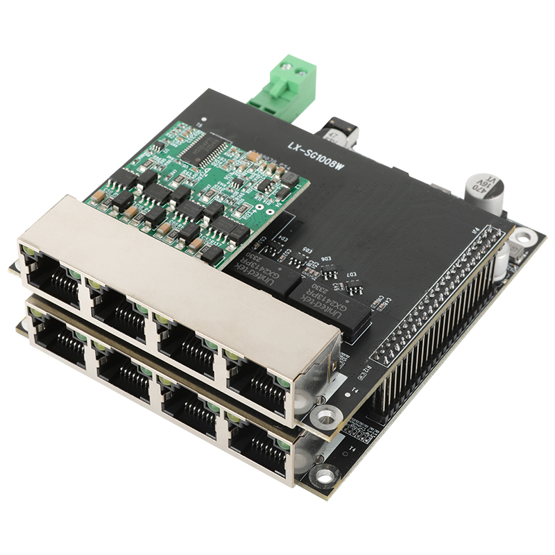 8-port Gigabit PoE Switch Module