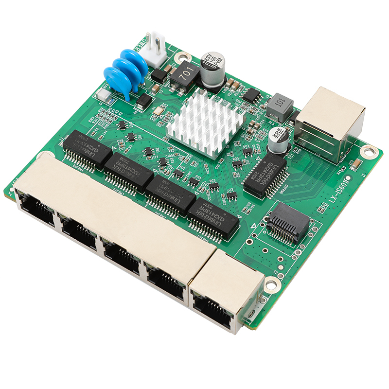 5-port industrial grade switch module