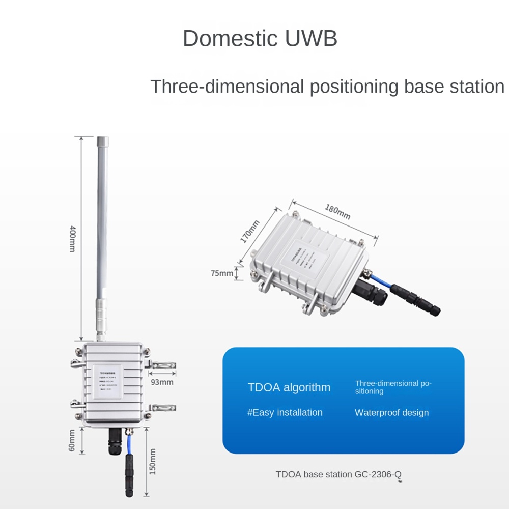 UWB 3D positioning base station TDOA algorithm