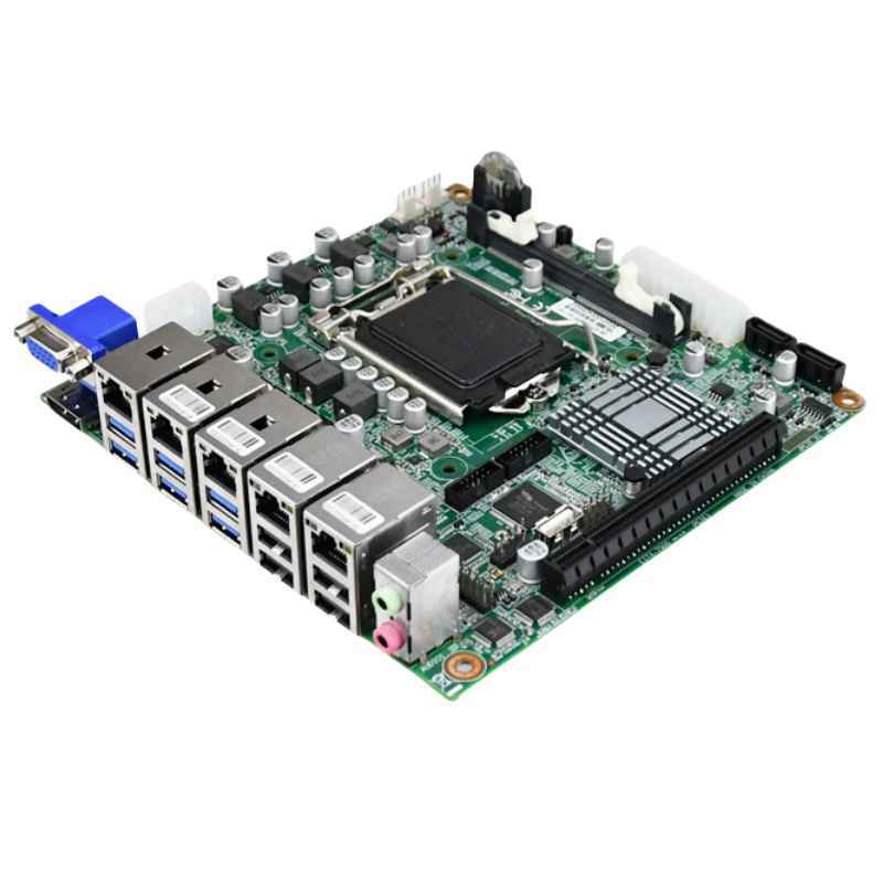 X86 motherboard dual Gigabit Ethernet port industrial automation control PCB assembly