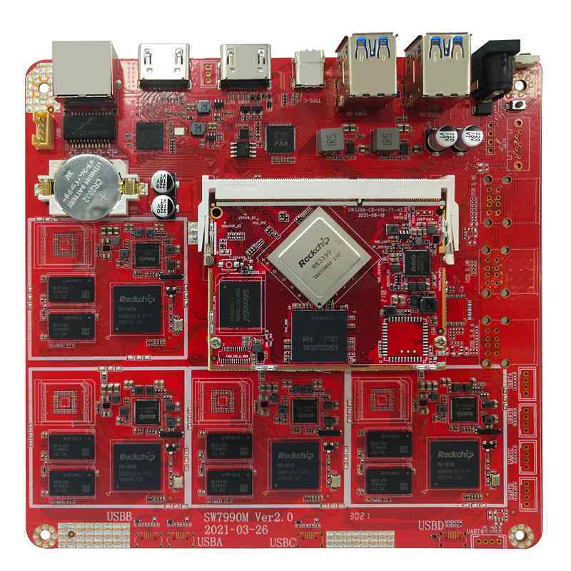 Advertising machine motherboard PCB assembly service