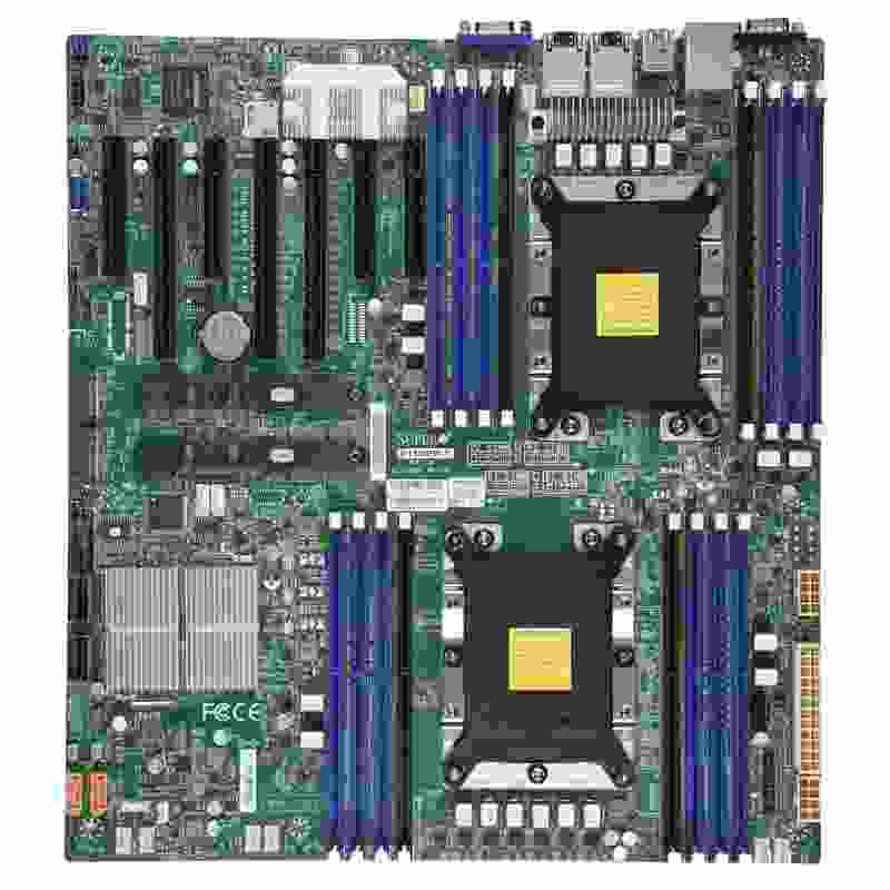 Twin-node server PCB assembly