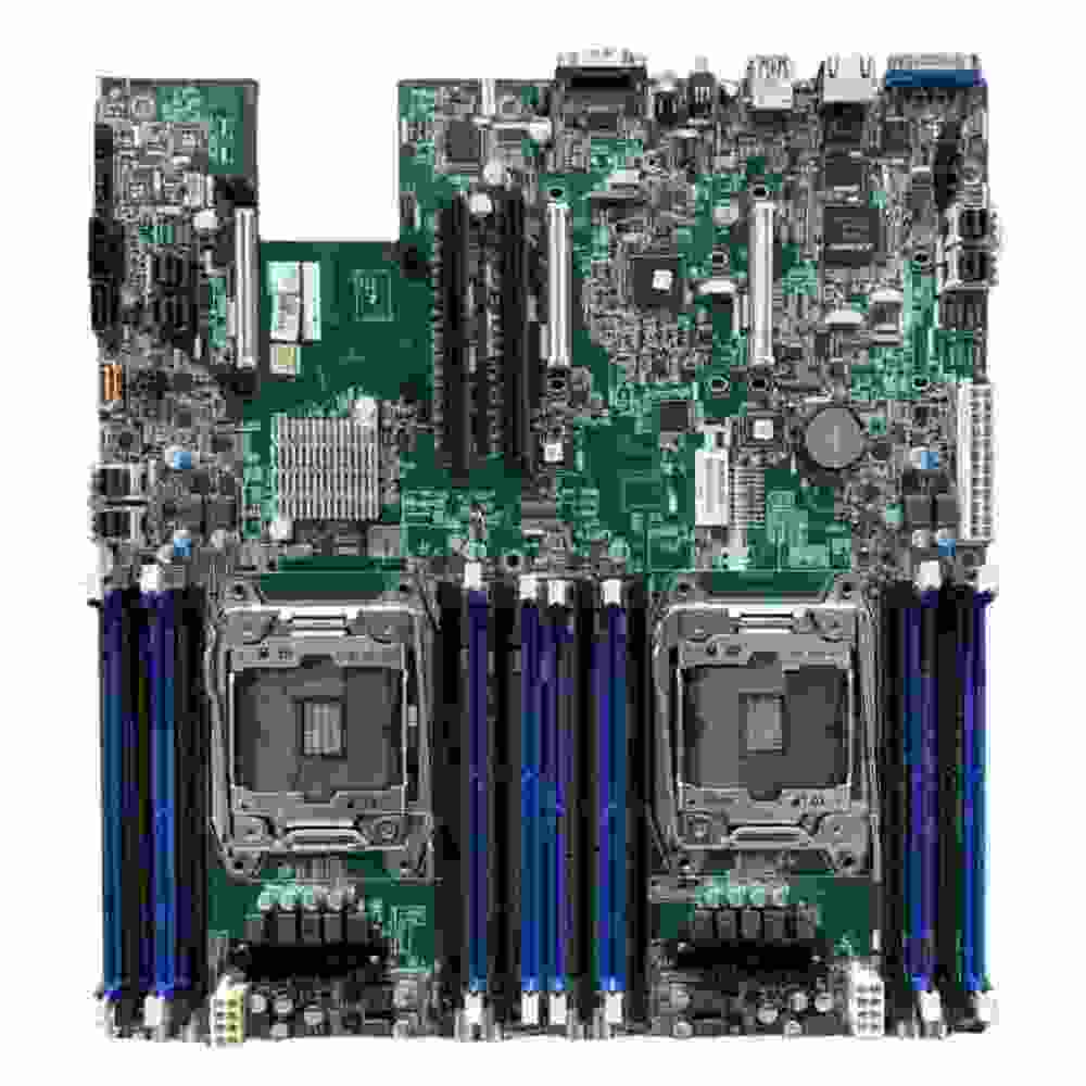 Twin-node server PCB assembly