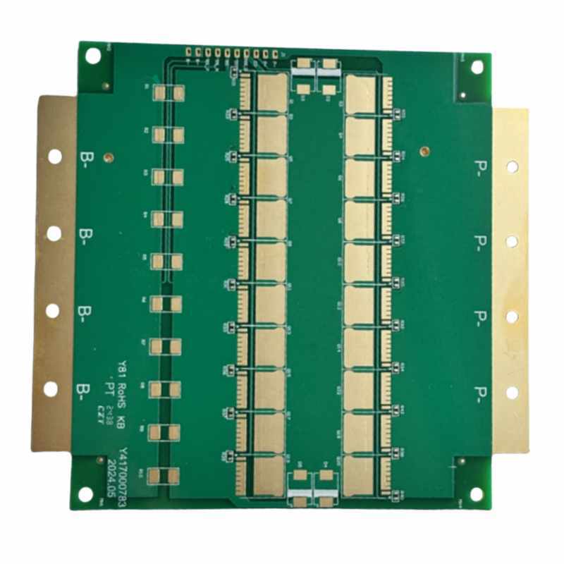 Manufacturing of double-sided copper substrate PCB with embedded copper blocks