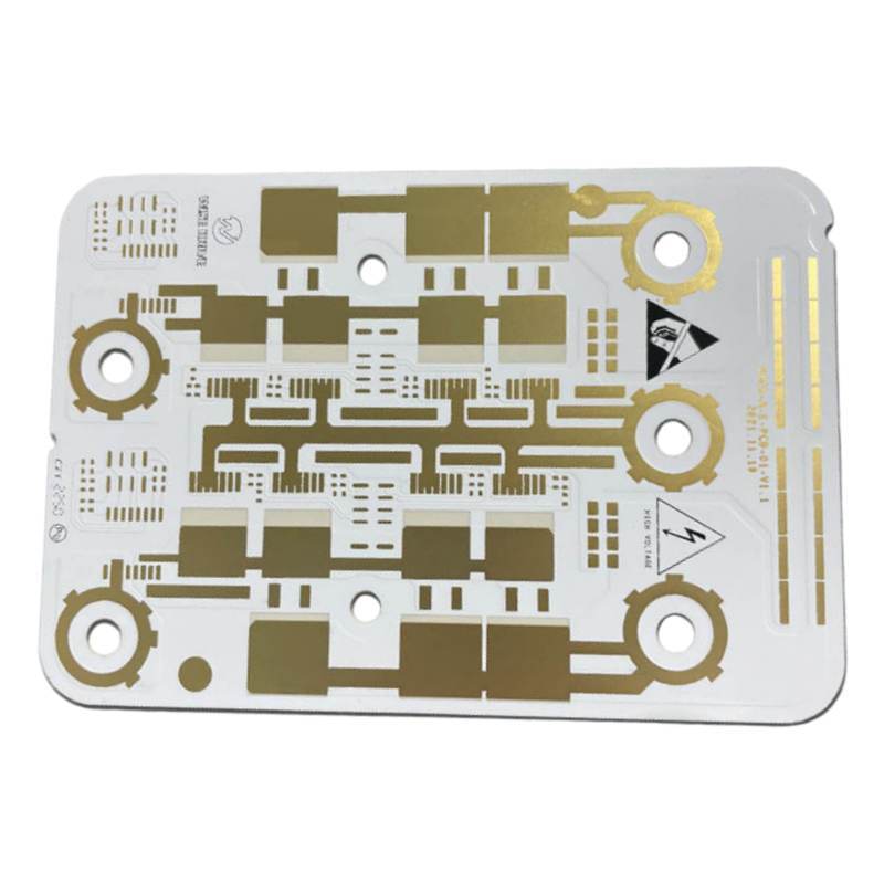 Manufacturing of 3oz car lamp thermoelectric separation high thermal conductivity gold copper substrate PCB