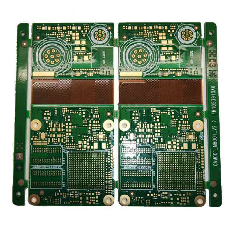 10-Layer Industrial Control RF Rigid-Flex PCB Manufacturing
