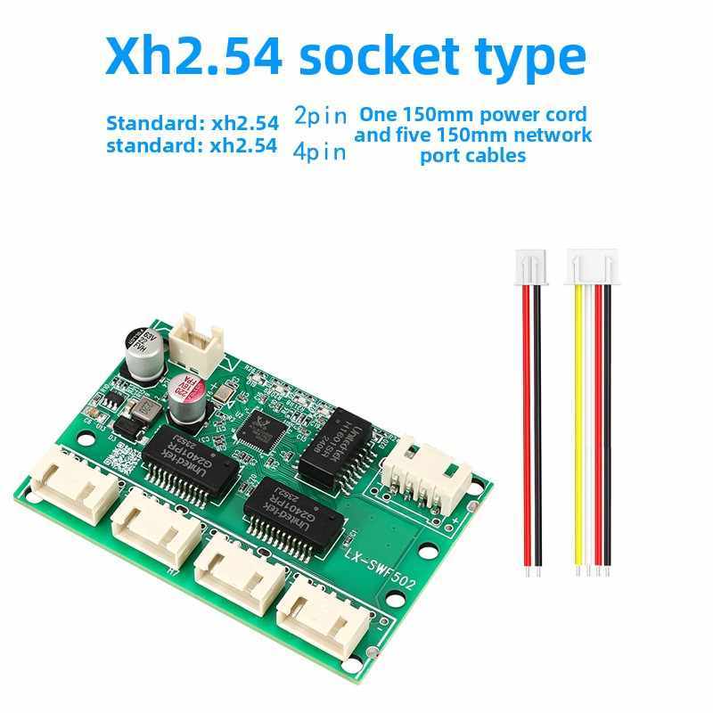 Industrial-Grade 5-Port Gigabit Switch Module
