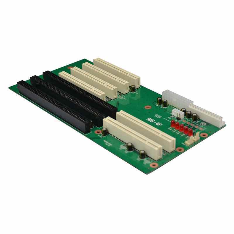 Industrial 24pin ATX Breakout Board - PICMG1.0 Compatible, 4x PCI + 1x ISA Slots, Full-Length CPU Card Support