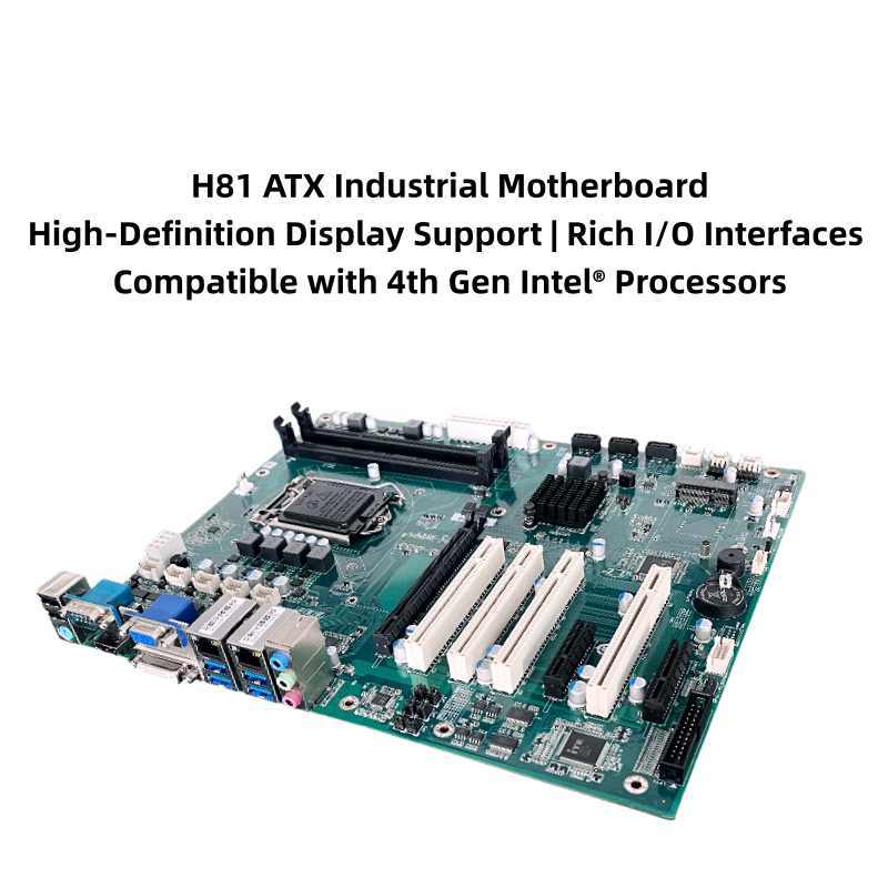 H81 ATX Industrial Motherboard | 4 PCI Slots | 4th Gen Intel® Core™ CPU Support | Wall-Mount/4U Rack Design