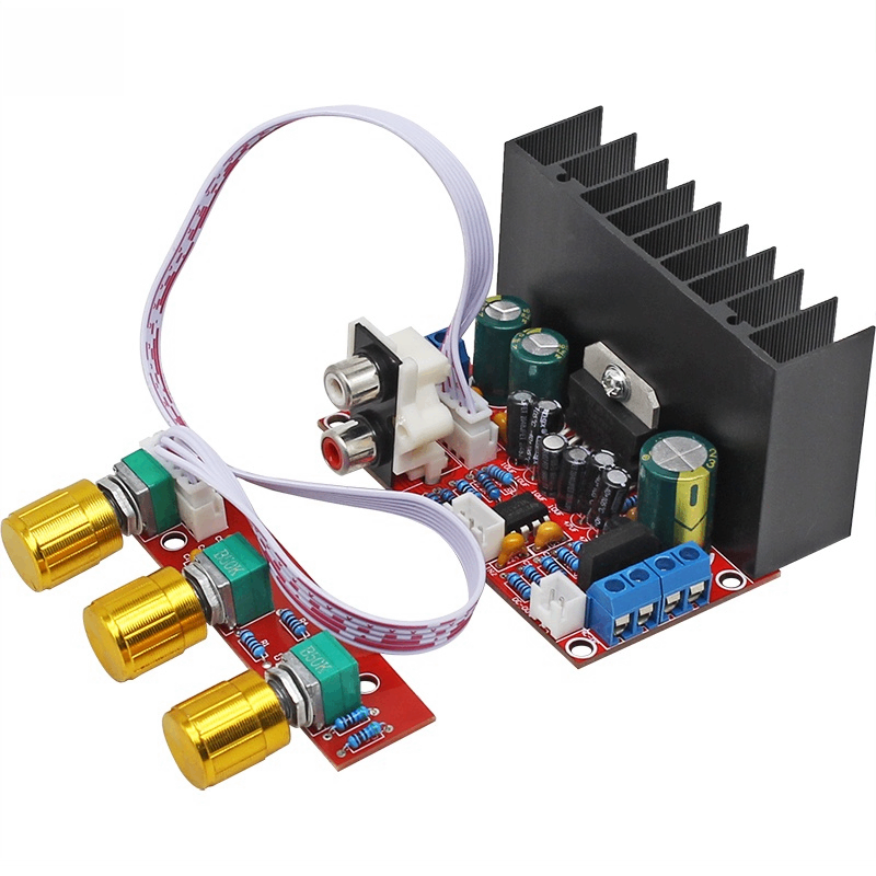 TDA7377 Single Power 2.1 Amplifier DIY Kit - Subwoofer Speaker Board for Home Theater/Computer Audio